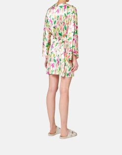 Sundek KIMONO CORTO IN SETA -Moda Sconto WOMAN DRESS PRINTEDSILKKIMONO CALLA GW462DRSI1F8 792F8 21