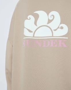 Sundek FELPA CON LOGO -Moda Sconto WOMAN FLEECE FLEECEWITHLOGO MANGROVE01 W205JHF7800 96601 4