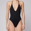 Sundek COSTUME INTERO CON SCOLLATURA E LACCI POSTERIORI -Moda Sconto WOMAN SWIMSUIT SWIMSUIT BLACK GW403KSL6900 00400 1