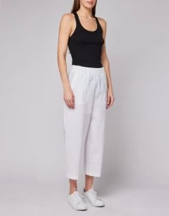 Sundek CANOTTA A COSTINE DONNA IN COTONE -Moda Sconto WOMAN TANKTOP RIBTANKTOP BLACK GW763TTCR600 00400 5