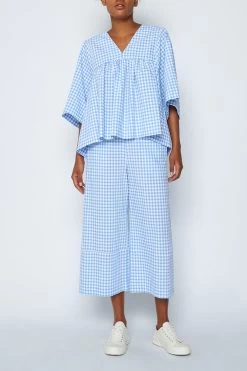 Sundek PANTALONI PALAZZO IN COTONE -Moda Sconto WOMAN TROUSERS LONGTROUSERS TRUNKFISH W726TRCN500 97000 2