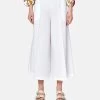 Sundek PANTALONI CROPPED IN POPELINE 2 Sundek PANTALONI CROPPED IN POPELINE -Moda Sconto WOMAN TROUSERS WIDELEGPANTS WHITE GW426TRCT400 00600 7