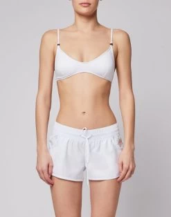 Sundek MARGATE - PANTALONCINO MARE CORTO ICONIC TAFFETA -Moda Sconto WOMAN WOMANBD.RAINB MARGATESHORT WHITE40 W536BDP8100 00640 1