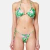 Sundek TOP A FASCIA REGOLABILE -Moda Sconto woman beachwear laces top bright green GW329KTL36F8 280F8 1