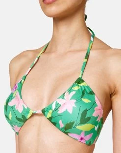 Sundek TOP A FASCIA REGOLABILE 7 Sundek TOP A FASCIA REGOLABILE -Moda Sconto woman beachwear laces top bright green GW329KTL36F8 280F8 4